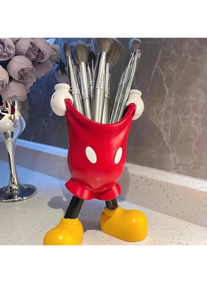 Makeup Brush Holder – Toothbrush Holder & Pencil Pen Holder for Desk, Cute Organizer for Home Decoration, Family & Birthday Party Gift - Image 2